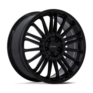 Petrol Wheels – PE001 P1D – Black – 17″x8″ 35mm – All weather Wheels – PE001BX17805135